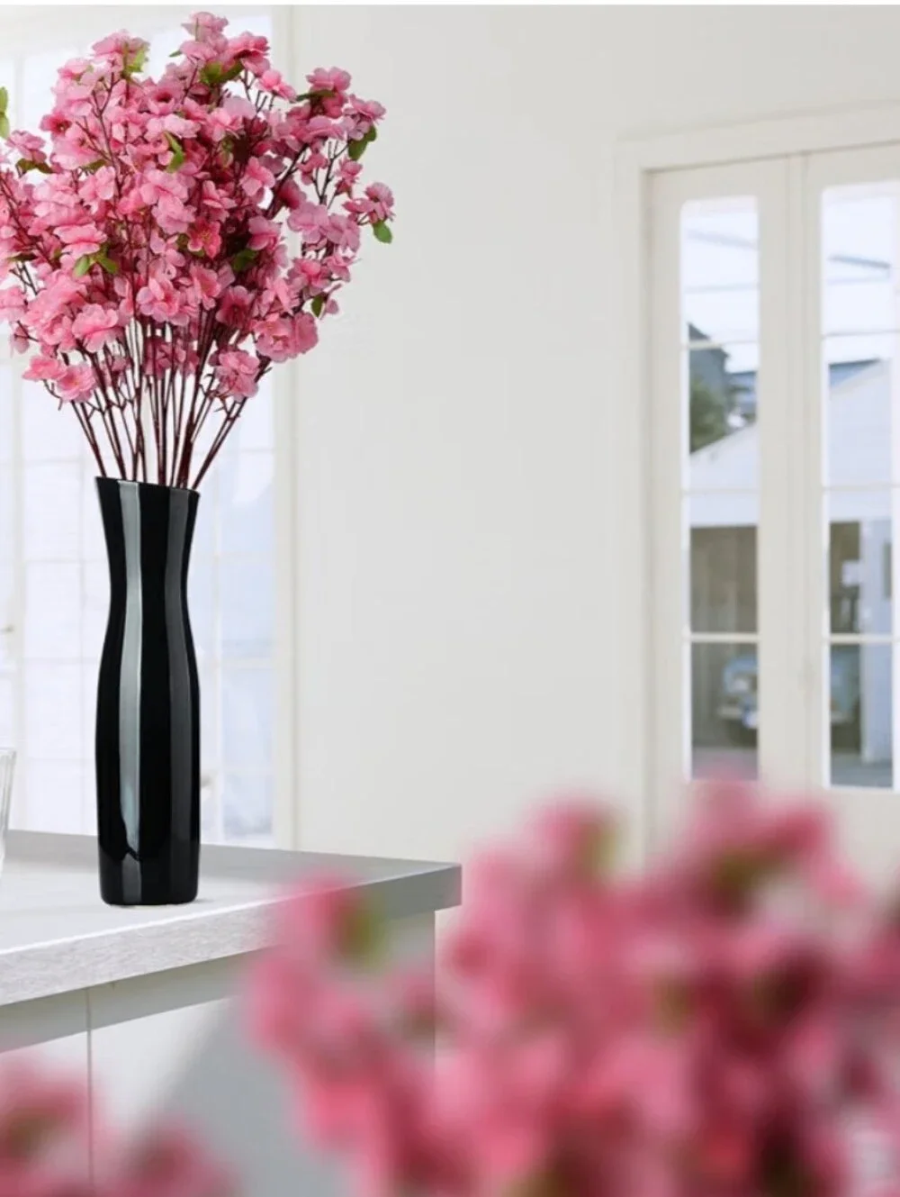 10PCS Artificial Cherry Blossom Branches